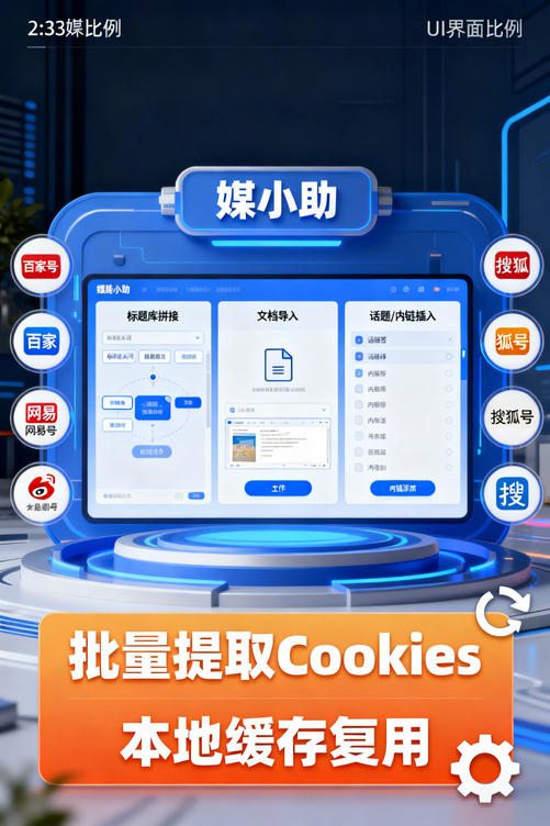 媒小助今日头条发布软件太牛了!我现在管10个账号都不慌