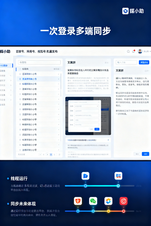 偷偷告诉你,那些日更百条的大V都在用媒小助抖音发布软件