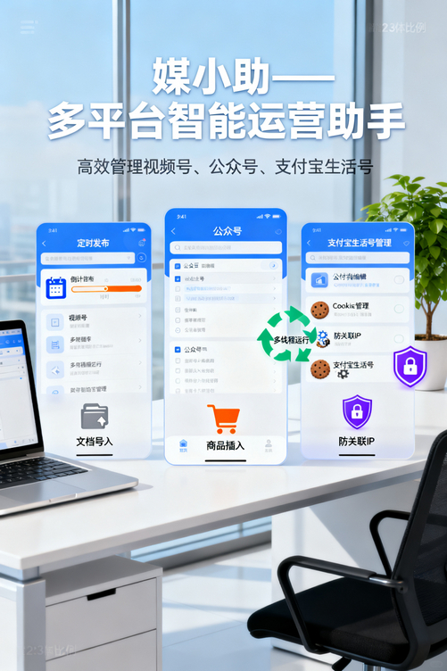 媒小助视频号发布软件,让我从加班狗变成准点下班人