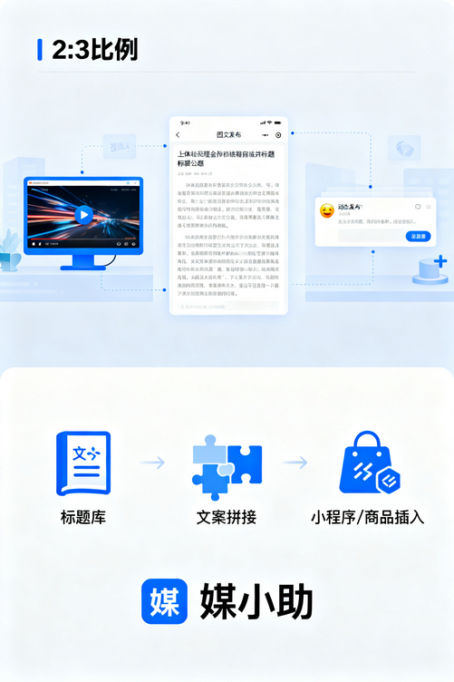 这个媒小助视频号发布软件,简直是视频号人的救星