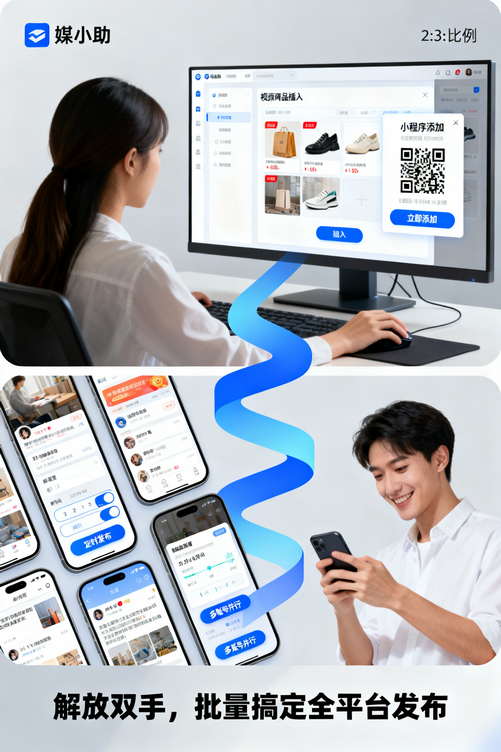用媒小助抖音发布软件后,我的工作量减少80%效果反而更好