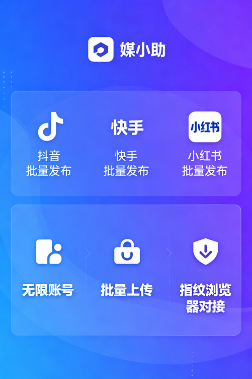 为什么别人发笔记那么快?原来都在用媒小助小红书发布软件