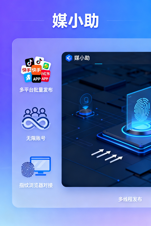 小白也能秒上手的媒小助小红书发布软件,真的不骗你