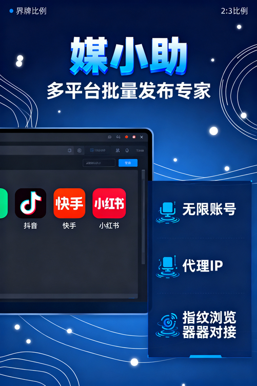 20个微博号?全靠媒小助微博发布软件
