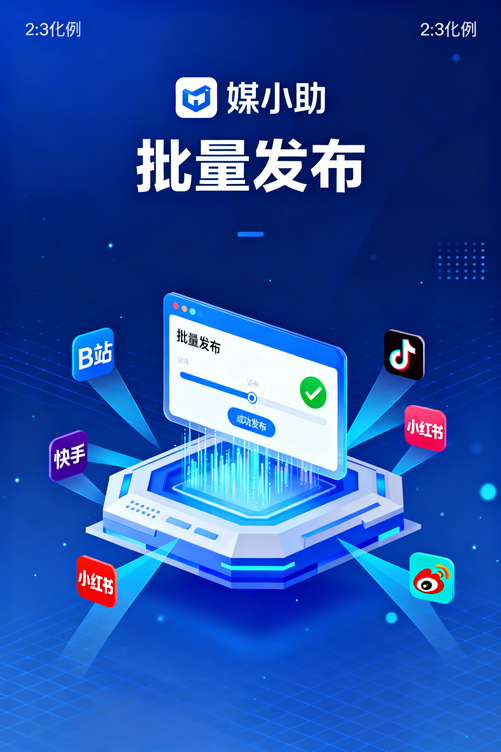 用了媒小助快手发布软件后,我再也不用熬夜发视频了,真香!