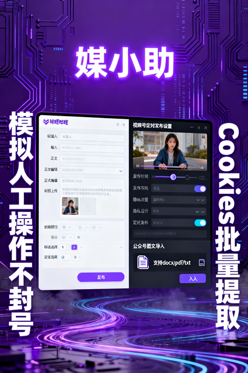 这个媒小助视频号发布软件,让我的视频号运营轻松了100倍