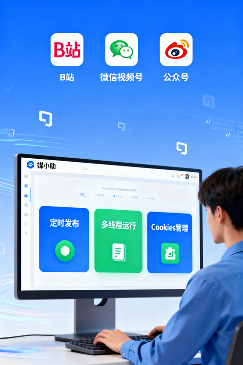 还在为多账号管理头疼?媒小助抖音发布软件给你答案