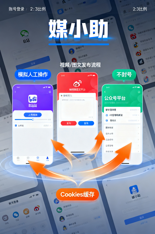 我用媒小助视频号发布软件管理客户账号,接单接到手软